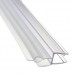 PVC Transparent Shower Door Seal Strip Frameless Door Sweep Fit for 4-6mm Thickness Glass  70cm  No Need Glue - B07H2SFM7S